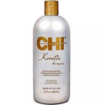 CHI Keratin Reconstructing Shampoo | Professional Hair Care | Sulfate Free | Reconstructs Damaged Hair, 946 ml