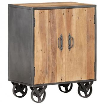 Aparador de madera maciza reciclada 60x35x74 cm
