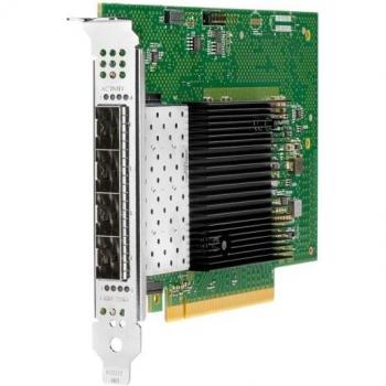 Adaptador Ethernet HPE Intel E810-XXVDA4 10/25Gb 4 puertos SFP28 Interno 25000 Mbit/s