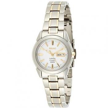 Seiko Womens Analogue Quartz Watch with Titanium Strap SXA115P1