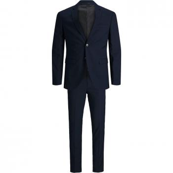 Jack & Jones Franco Plus Size Suit Dark Navy 66
