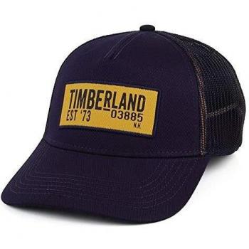 Timberland Gorra Trucker Printed Logo Patch Azul Marino - Ajustable