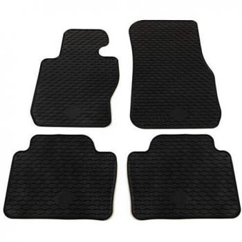 vidaXL Juego Alfombrillas de Coche a Medida Goma 4 Piezas Esterillas Alfombras