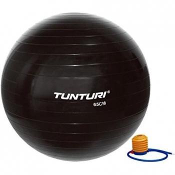 Tunturi-Fitness 14Tusfu169 Balón Suizo, Unisex Adulto, Negro, 65 cm