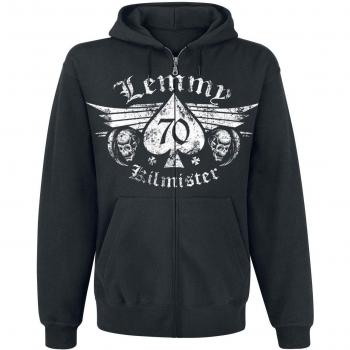 Motörhead Lemmy - Forever Sudadera Capucha con Cremallera Negro XL