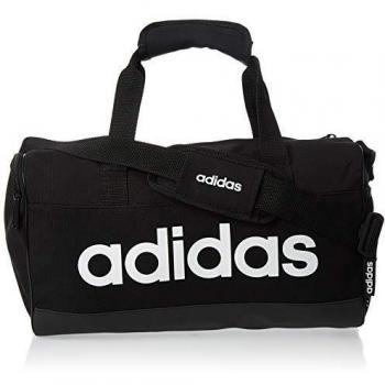 adidas Lin Duffle XS Gym Bag, Unisex Adulto, Black/Black/White, NS