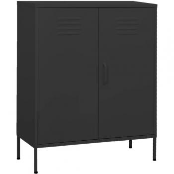 vidaXL Storage Cabinet Anthracite 80x35x101.5 cm Steel