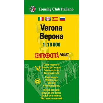 Mapa de la ciudad de Verona 1:10.000 - Edición multilingüe Pocket Map - Mapiberia f&b
