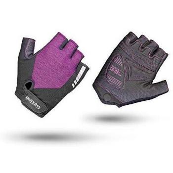 GripGrab Guantes de Ciclismo para Mujer ProGel Acolchados, 4 mm, para Verano, Color Morado, Talla S