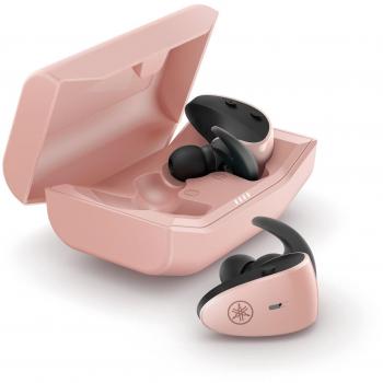 Yamaha TW-ES5A Auriculares In-Ear True Wireless Bluetooth Rosa con Resistencia al Agua IPX y 34 horas de Autonomía