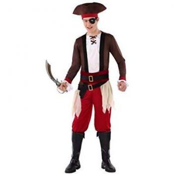 Atosa-61623 Atosa-61623-Disfraz Pirata- ADOLESCENTE- Hombre- rojo, Color