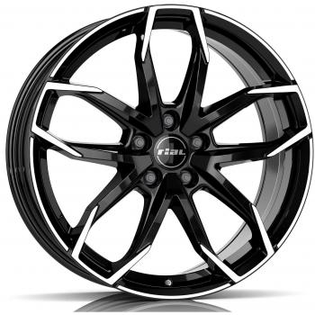 Llanta Rial Lucca 8,0x18 ET39 5x114.3 18 Pulgadas diamond-black front polished