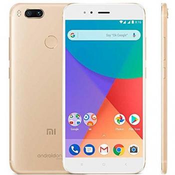 Xiaomi Mi A1 Dorado - Smartphone 5.5/13.9cm - Procesador OC 2.0GHz - Memoria RAM de 4GB - Almacenamiento Interno de 64GB - Cámara Dual 12/5MP - Conectividad 4G y Doble SIM - Batería de 3080mAh - Sistema Operativo Android 7