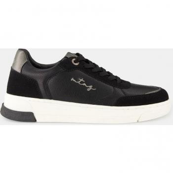 Zapatillas Mustang Slam Basket Bajas para Mujer con Logotipo y Cierre de Cordones