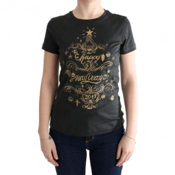 Dolce & Gabbana Green Cotton 2017 Motive T-Shirt - IT42|M, Female, Black, Size: S, Green Print T-Shirt 2017 Design