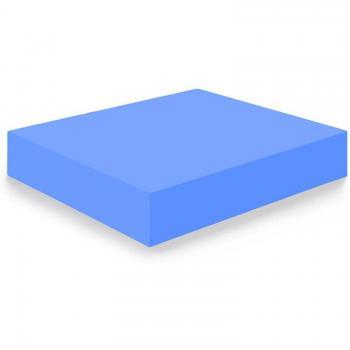 Plancha de Espuma Poliuretano Multiusos 55x115x14 cm - Dureza Firme - Densidad 25 kg/m3