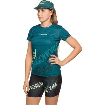Camiseta de mujer Trangoworld Laurel, entrenamiento, manga corta, color verde, talla S
