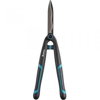 Cortasetos GARDENA EasyCut: Ligera tijera de podar para cortar setos y arbustos, 20 cm, cuchillas con revestimiento antiadherente, empuñaduras ergonómicas de plástico