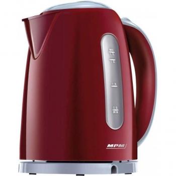 MPM MCZ-85/B2 Hervidor de Agua Eléctrico Inalámbrico, 1.7 Litros, Base Giratoria 360º, Filtro Antical Desmontable, Potencia 220