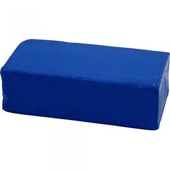 Arcilla suave, tamaño 13 x 6 x 4 cm, azul, 500 g