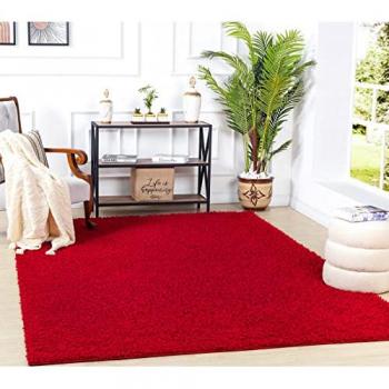 Alfombra Shaggy Moderna Boracay Gris 160x220 cm, Pelo Largo, Suave y Flauschig
