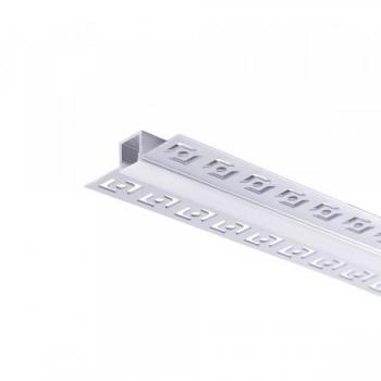 Perfil de Aluminio para Empotrar Escayola/Pladur Tira Led 9mm - 2M