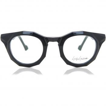 Yohji Yamamoto L010 A001 Men's Eyeglasses Black Size 52 - Blue Light Block Available (Frame Only)