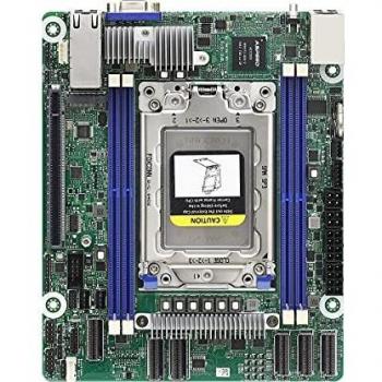 ASRock ROMED4ID-2T Mini ITX Motherboard with SP3 Socket, AMD EPYC 7000 SoC, SATA, NVMe, 1x M.2, 2x 10GbE, IPMI