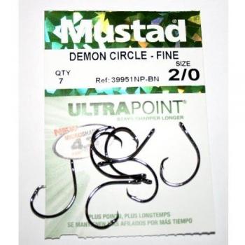 Anzuelo finos de Mustad, 39951NP BN, paquete de 10 unidades