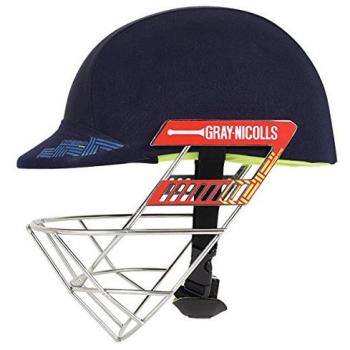 GRAY NICOLLS Omega XRD Casco de Cricket, Verde, Adulto