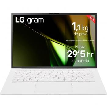 LG - Portátil LG gram 14Z90S, Intel Core Ultra 7, 16GB RAM, 512GB SSD, Pantalla de 14 pulgadas, Windows 11.