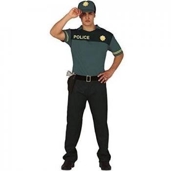 Guirca Disfraz de Policía Verde para Hombre