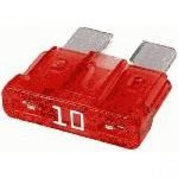 Fusible ATO HELLA 8JS 711 686-002 - 10A - Rojo - Cantidad: 50