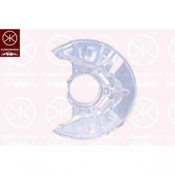 Placa protectora contra salpicaduras de disco de freno KLOKKERHOLM 8161378, derecha