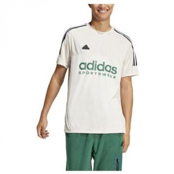 Camiseta Adidas Tiro de Manga Corta para Hombre en color Beige