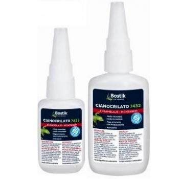 Bostik, Adhesivo Instantáneo Polivalente de viscosidad media, Uniones rápidas y resistentes, Cianocrilato 7432, Transparente, 20 g
