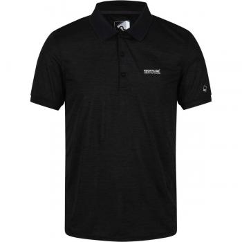 Men's Quick-Drying Black Polo Shirt Remex II - Size 3XL