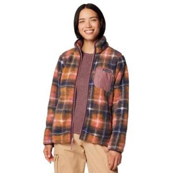 Forro polar de mujer Columbia West Bend™ Print Full Zip II - Rojo (M)
