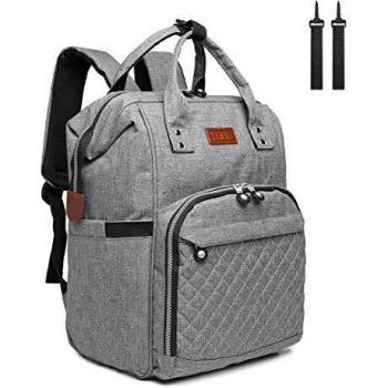 Kono Mochilas de Pañales y Biberones Mochila de Cambio Bebé con Bolsillo Térmico para Biberones
