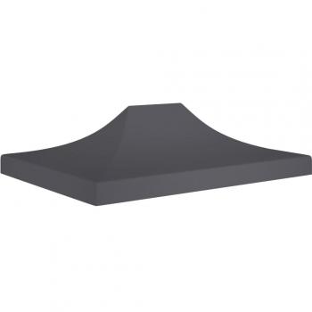 Techo de Carpa para Celebraciones vidaXL 4,5x3 m 270 g/m² Color Azul, Blanco, Burdeos y Gris Antracita
