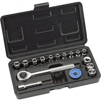 KWB 49371990 Juego de llaves de vaso, 16-Piece, Set de 13 Piezas
