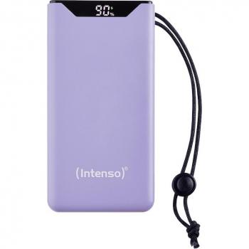 Powerbank Intenso F10000 - Batería Externa 10000 mAh con PD (20 W) y QC (18 W), Conector USB-C y USB-A, Color Lila