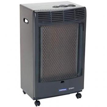 Campingaz CR5000 - Estufa de Gas Thermo Antracita, Estufa Portátil con Ruedas, Estufa Catalitica con Ignición Piezoeléctrica