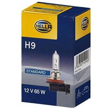 HELLA 8GH 008 357-001 Lámpara - H9 - Standard - 12V - 65W - Tipo de portalámpara: PGJ19-5 - caja - Cant.: 1