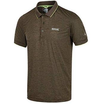 Regatta Remex II-Polo Deportivo De Secado Rápido T-Shirts/Polos/Vests, Hombre, Camo Green, XXXL