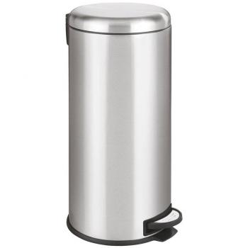 Cubo de basura Kitchen Move 30 L, cubo de basura para la cocina a pedal, capacidad de 30 litros, diseño urbano, fácil apertura con pedal, ideal para reciclaje y desechos domésticos