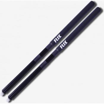 Flix Heavy Rock Black Drumsticks with Tips