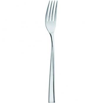 Tenedor de pastel Monterey, 15.7 cm, plateado, acero inoxidable, paquete de 12 unidades
