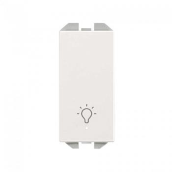 Pulsador grabado Luz Luminoso Simon 270 10A módulo estrecho