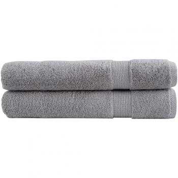 Toallas de sauna SOLUND 2 piezas gris 80x200cm 600gsm